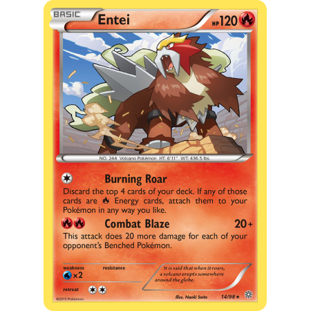 Entei (Reverse Holo)