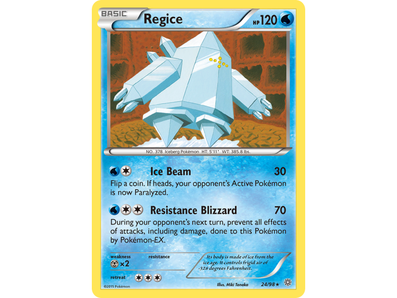Regice (Reverse Holo)