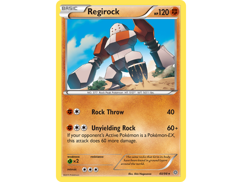Regirock (Reverse Holo)