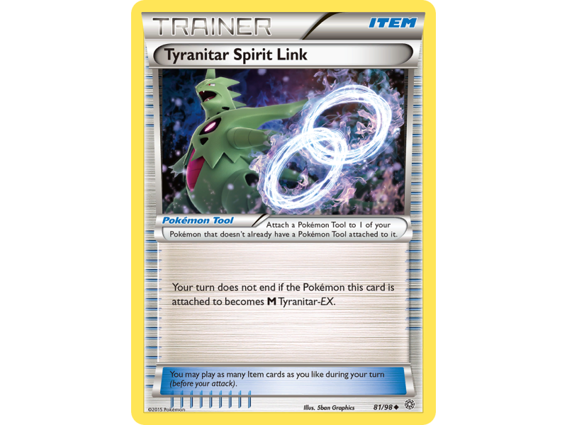 Tyranitar Spirit Link (Reverse Holo)
