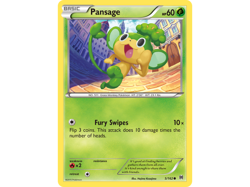 Pansage (Reverse Holo)