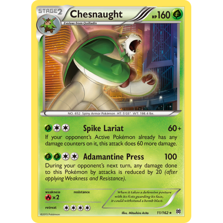 Chesnaught (Reverse Holo)