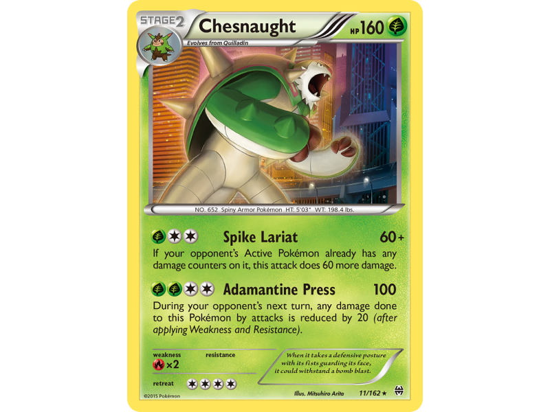 Chesnaught (Reverse Holo)