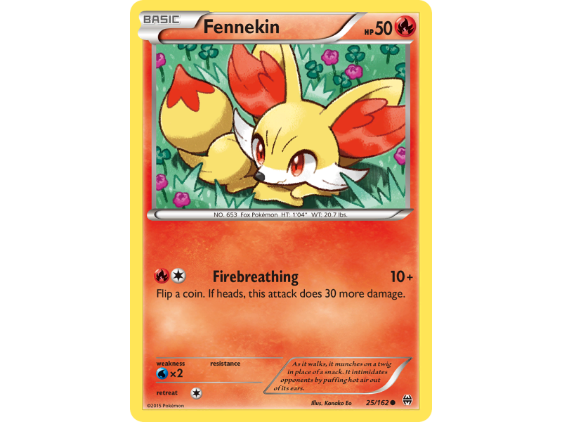 Fennekin (Reverse Holo)