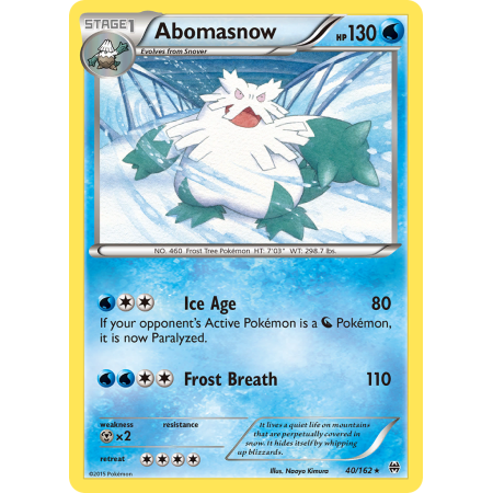Abomasnow (Reverse Holo)