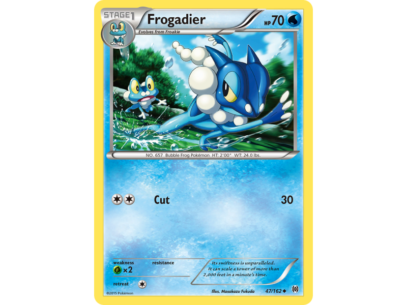 Frogadier (Reverse Holo)