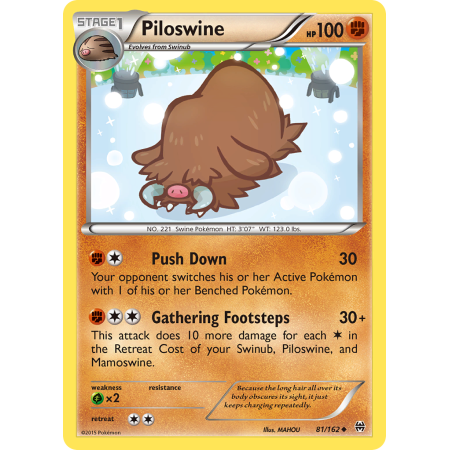 Piloswine (Reverse Holo)