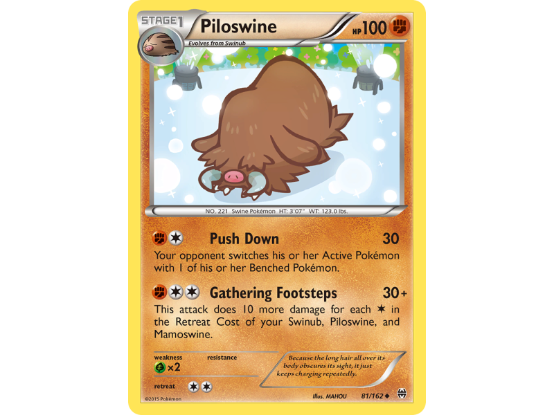 Piloswine (Reverse Holo)