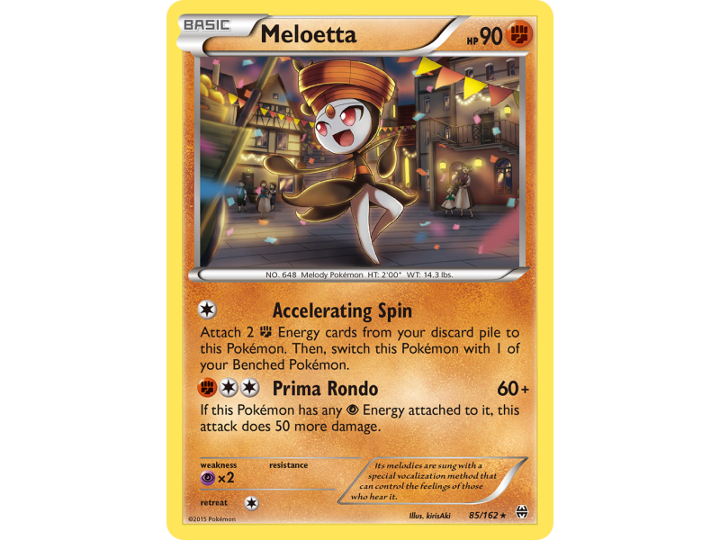 Meloetta (Reverse Holo)