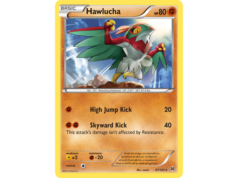 Hawlucha (Reverse Holo)