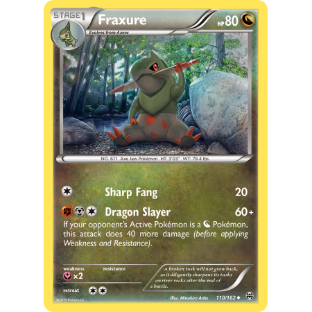 Fraxure (Reverse Holo)