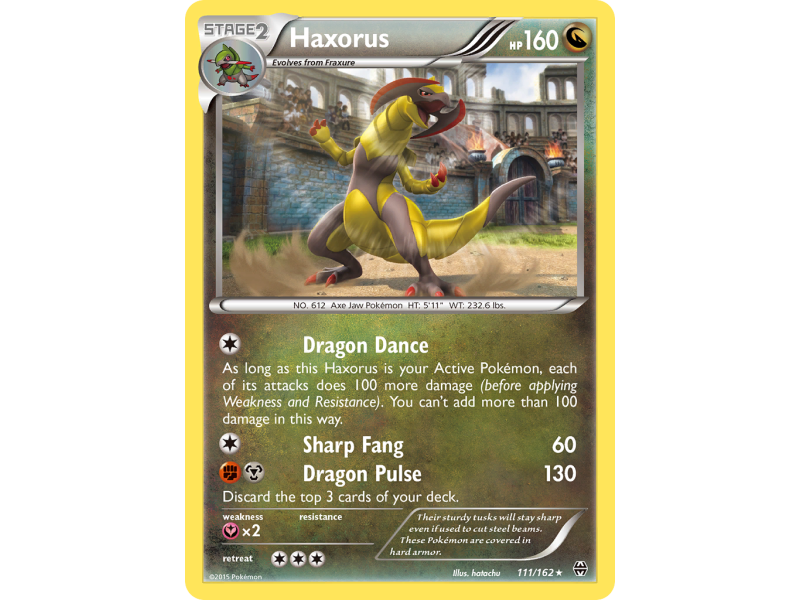 Haxorus (Reverse Holo)