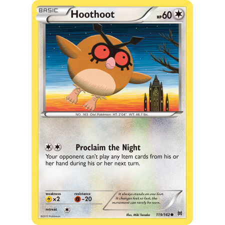 Hoothoot (Reverse Holo)