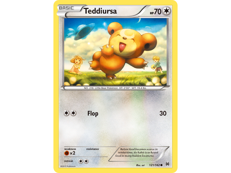 Teddiursa (Reverse Holo)