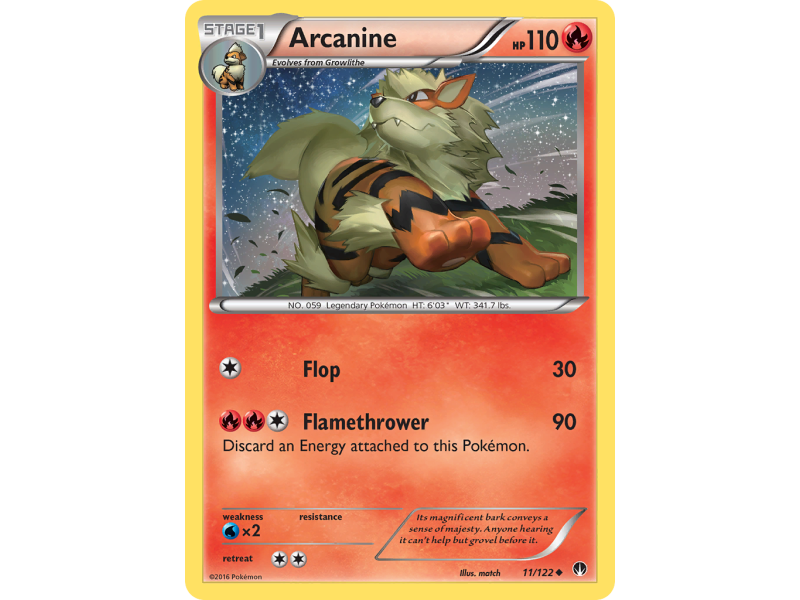 Arcanine (Reverse Holo)