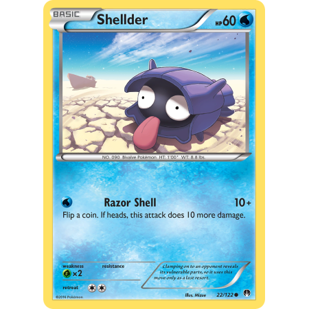 Shellder (Reverse Holo)
