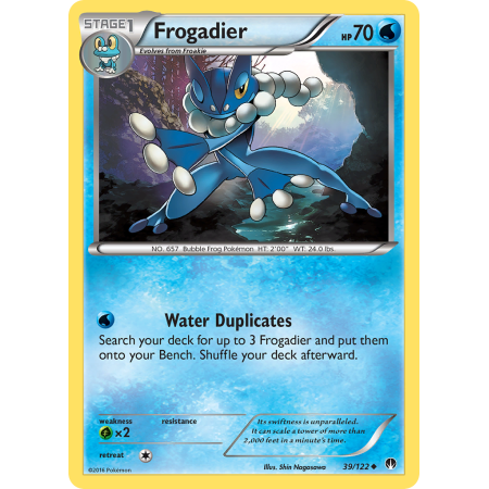 Frogadier (Reverse Holo)