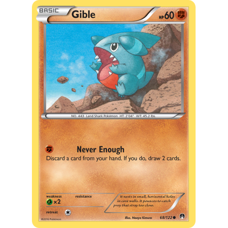 Gible (Reverse Holo)