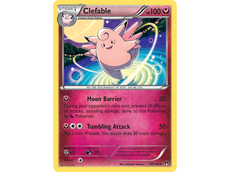Clefable (Reverse Holo)