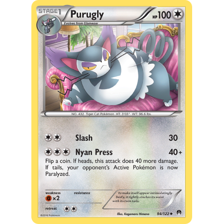 Purugly (Reverse Holo)