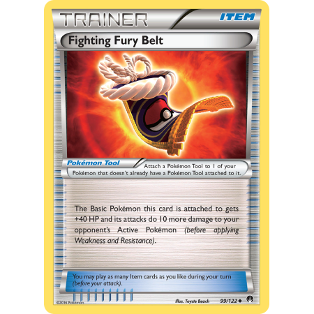 Fighting Fury Belt (Reverse Holo)