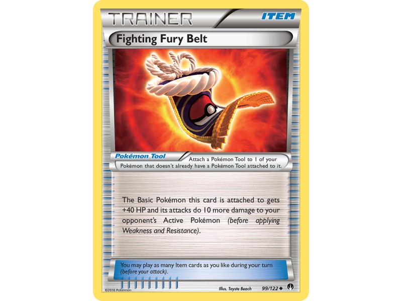 Fighting Fury Belt (Reverse Holo)