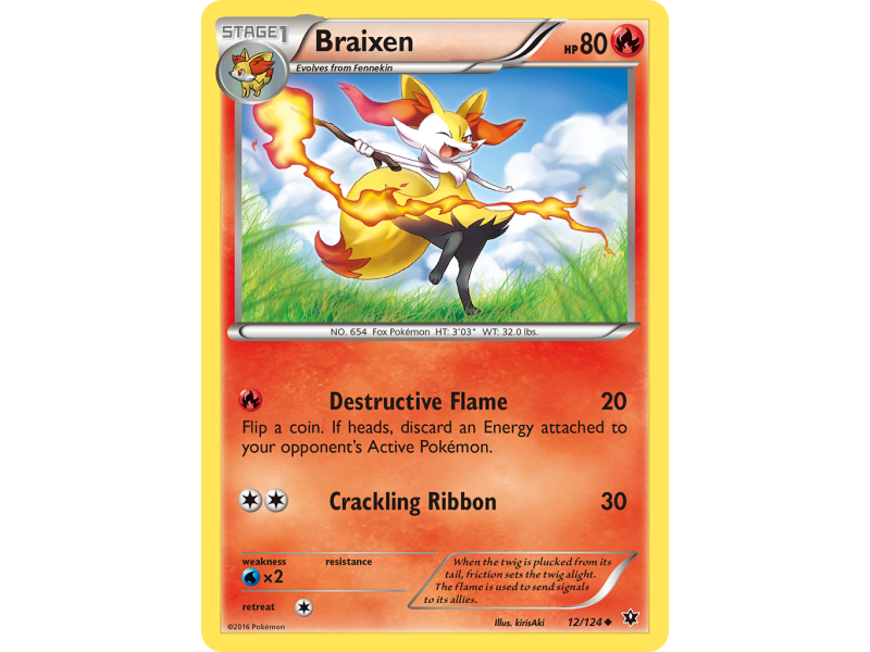 Braixen (Reverse Holo)