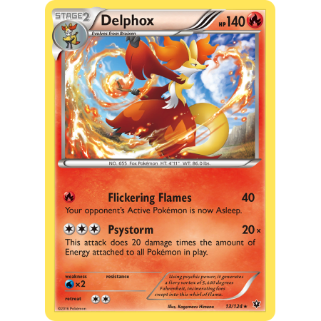 Delphox (Reverse Holo)