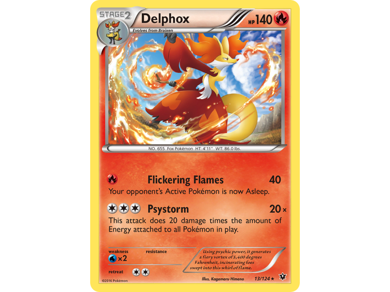 Delphox (Reverse Holo)