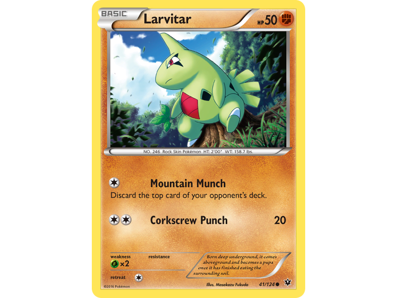 Larvitar (Reverse Holo)