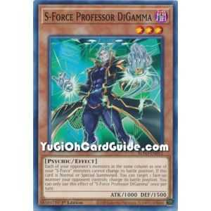 S-Force Professor DiGamma (Common) – Blazing Vortex | Carta YUGIOH en México