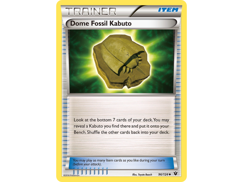 Dome Fossil Kabuto (Reverse Holo)