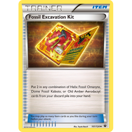 Fossil Excavation Kit (Reverse Holo)