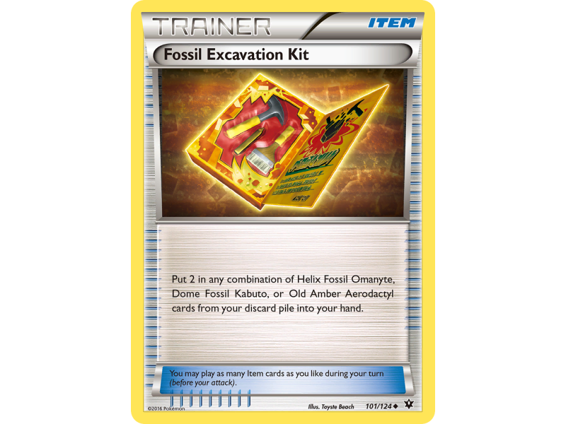 Fossil Excavation Kit (Reverse Holo)