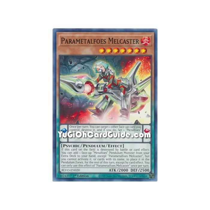 Parametalfoes Melcaster (Common) – Blazing Vortex | Carta YUGIOH en México