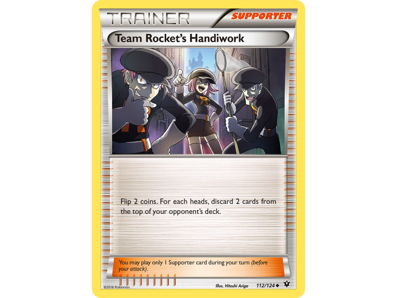 Team Rocket's Handiwork (Reverse Holo)