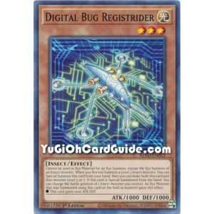 Digital Bug Registrider (Common) – Blazing Vortex | Carta YUGIOH en México