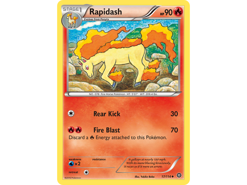 Rapidash (Reverse Holo)
