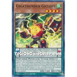 Gigathunder Giclops (Common) – Blazing Vortex | Carta YUGIOH en México