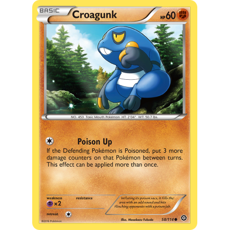 Croagunk (Reverse Holo)