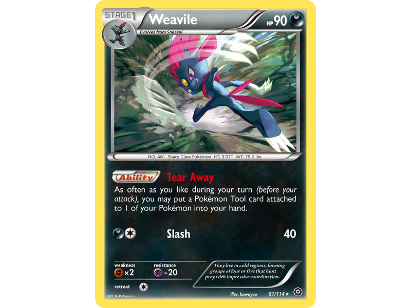 Weavile (Reverse Holo)