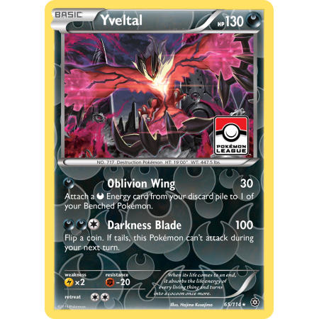 Yveltal (Reverse Holo)