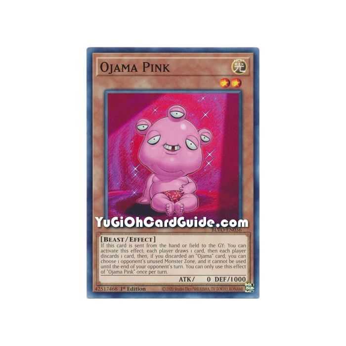 Ojama Pink (Common) – Blazing Vortex | Carta YUGIOH en México