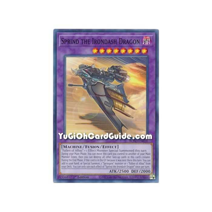 Sprind the Irondash Dragon (Common) – Blazing Vortex | Carta YUGIOH en México