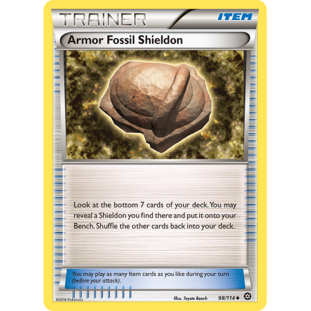 Armor Fossil Shieldon (Reverse Holo)