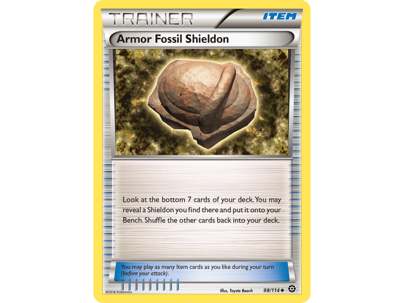 Armor Fossil Shieldon (Reverse Holo)