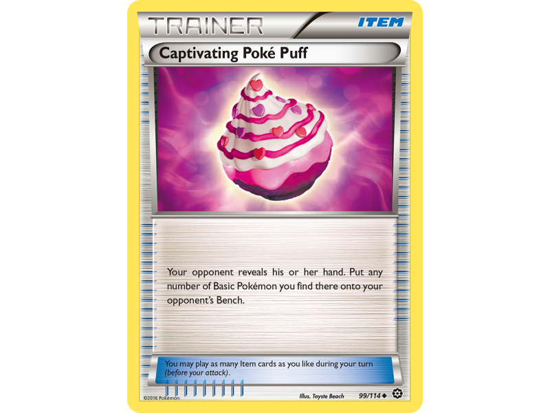 Captivating Poké Puff (Reverse Holo)
