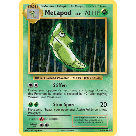 Metapod (Reverse Holo)