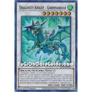 Dragunity Knight - Gormfaobhar (Super Rare) – Blazing Vortex | Carta YUGIOH en México