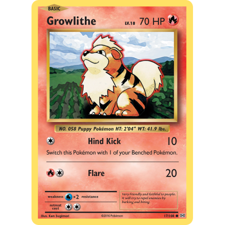 Growlithe (Reverse Holo)